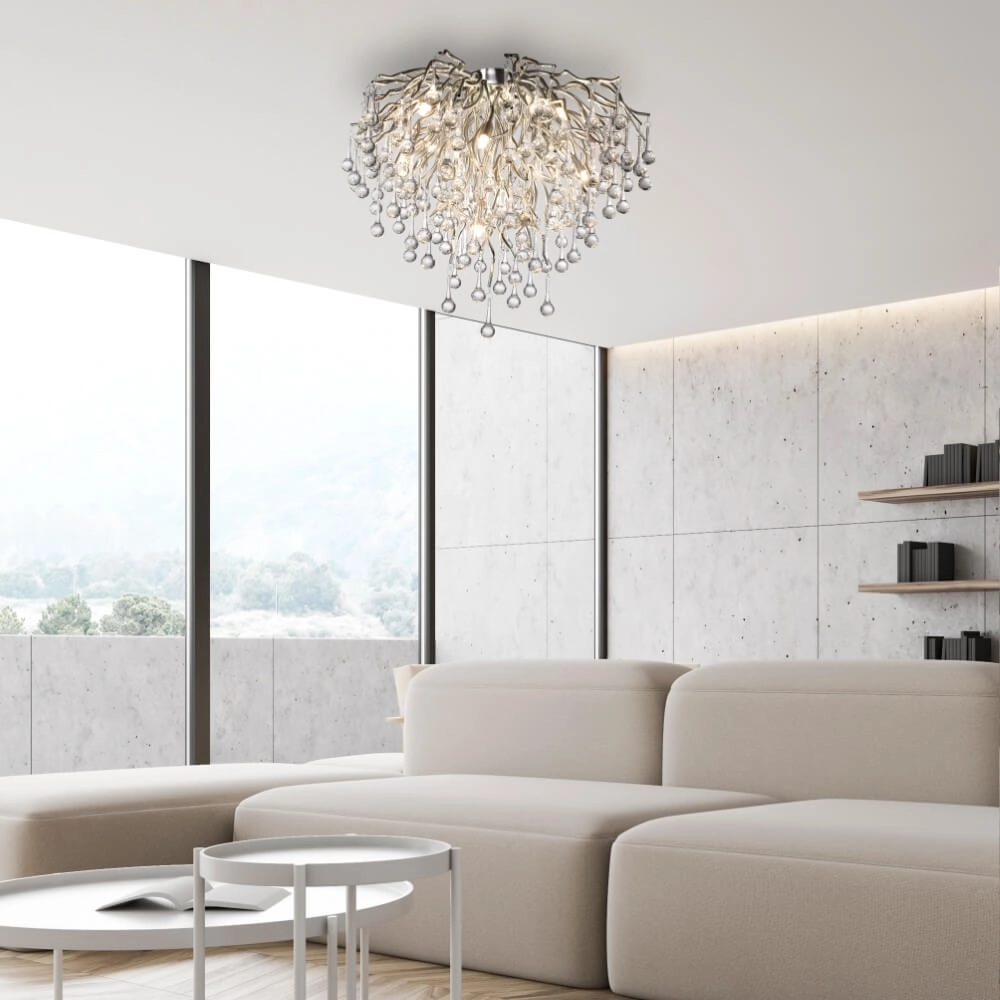 Lustre Icicle métal 50cm Paul Neuhaus 4012248352090