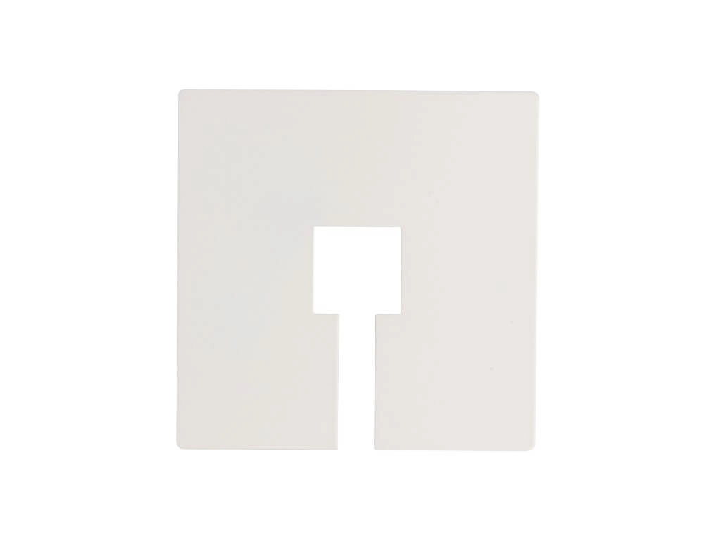 Plaque de couverture Central 10x10 - blanc Plaque de couverture Central 10x10 - blanc