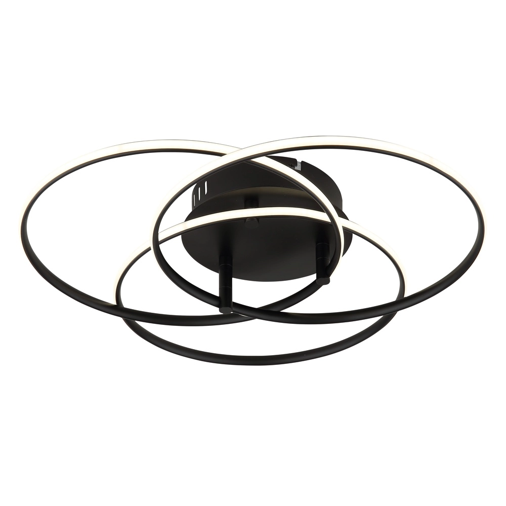 Lampe de plafond à design Kombos Noir