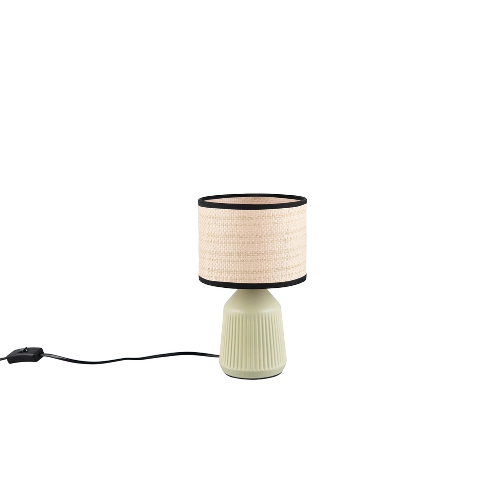 Lampe de table Formentera Ø 16 cm vert Trio 4017807692068