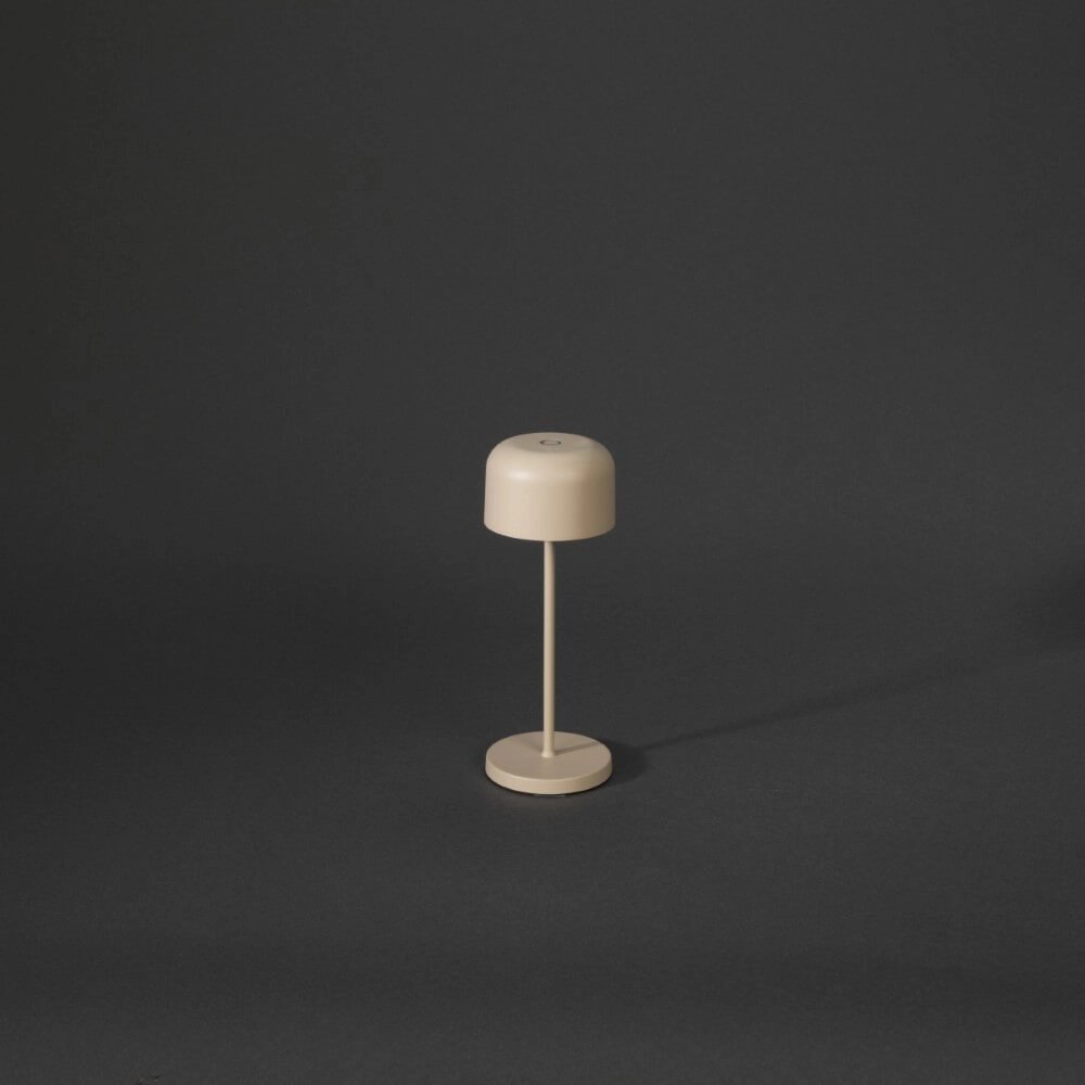 Lampe de table rechargeable Lille mini couleur sable KonstSmide 7318307835335