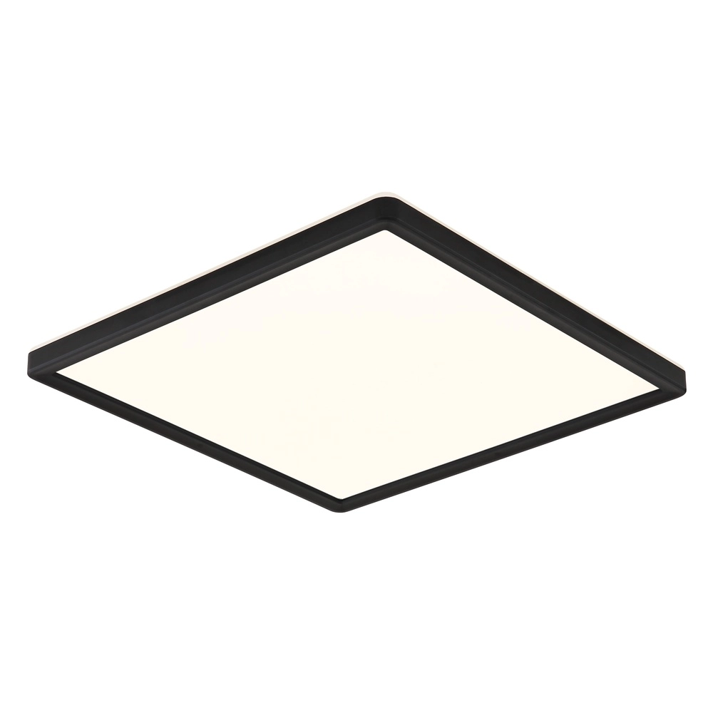 Éclairage de plafond Sapana Carré 29,4 cm Noir