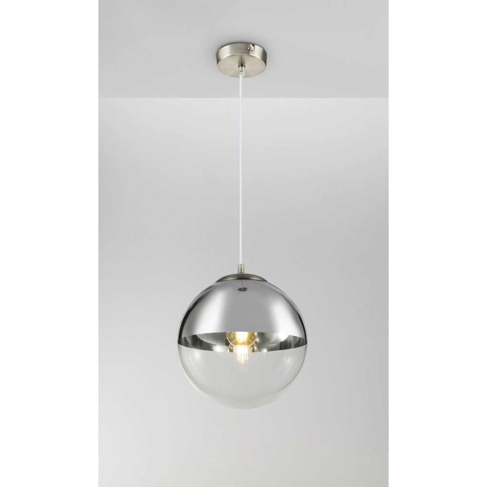 Lampe suspendue Varus nickel Ø 30cm Globo 9007371377442