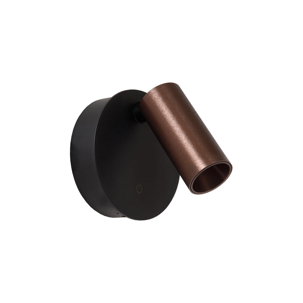 Lampe murale rechargeable Toni Marron café magnétique