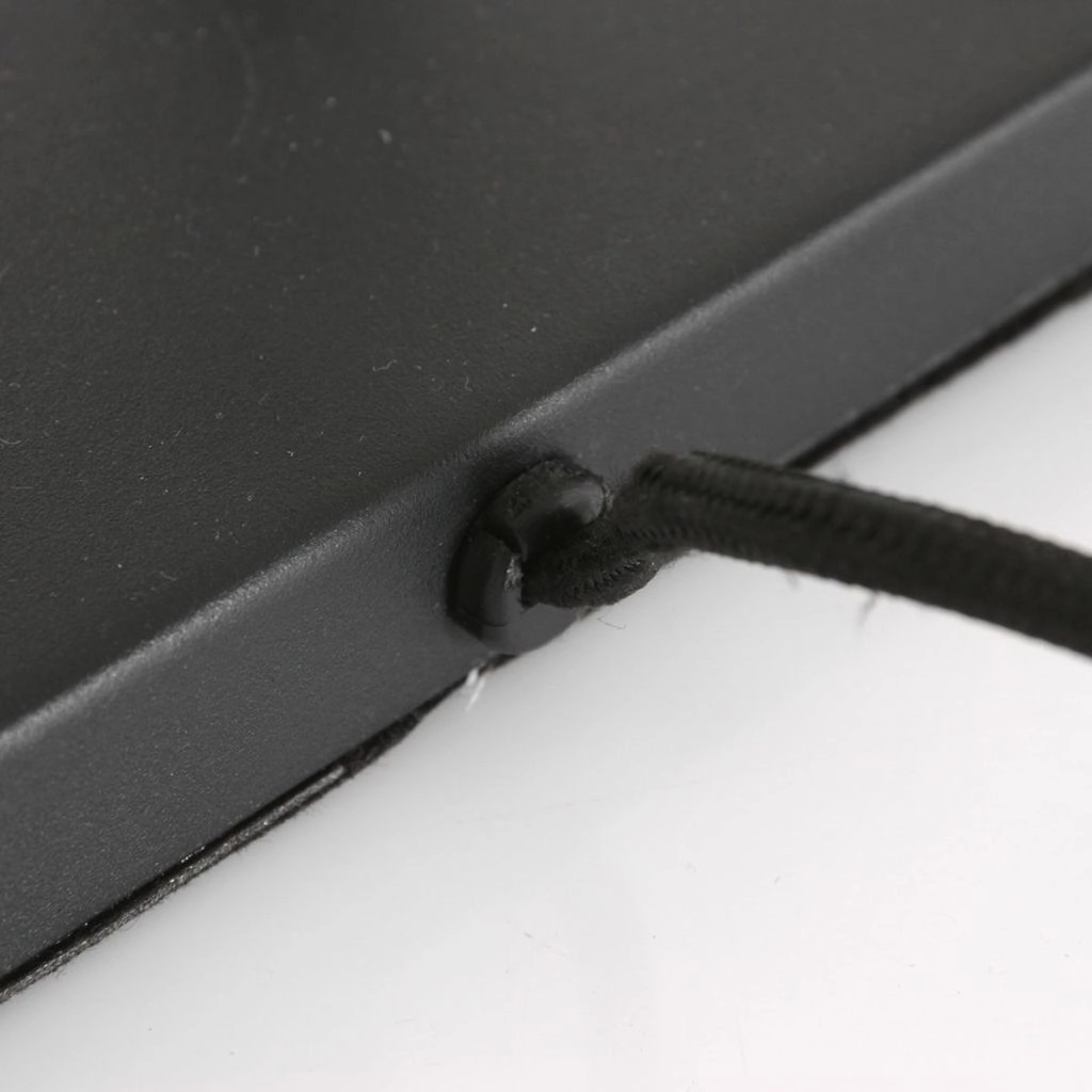 Lampe de table noire Stang avec un chapeau en liège Ø30cm Steinhauer 8712746180602