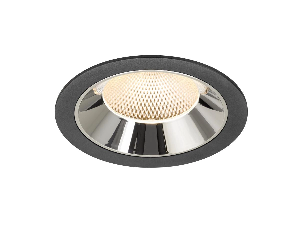 Spot encastré Numinos XL noir/chrome 2700K - 40 deg