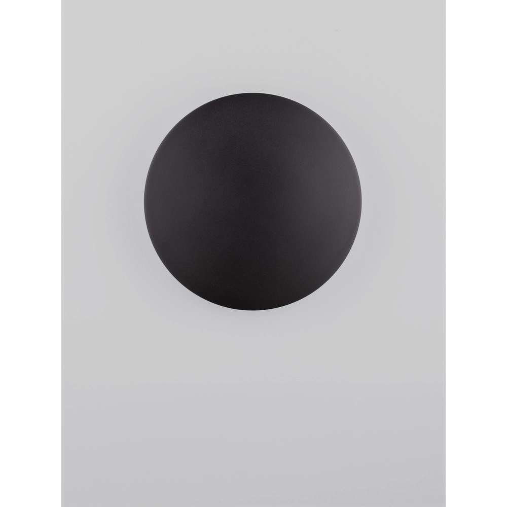 Applique murale ronde Copper noir Ø 24cm Lyora 5212017447364