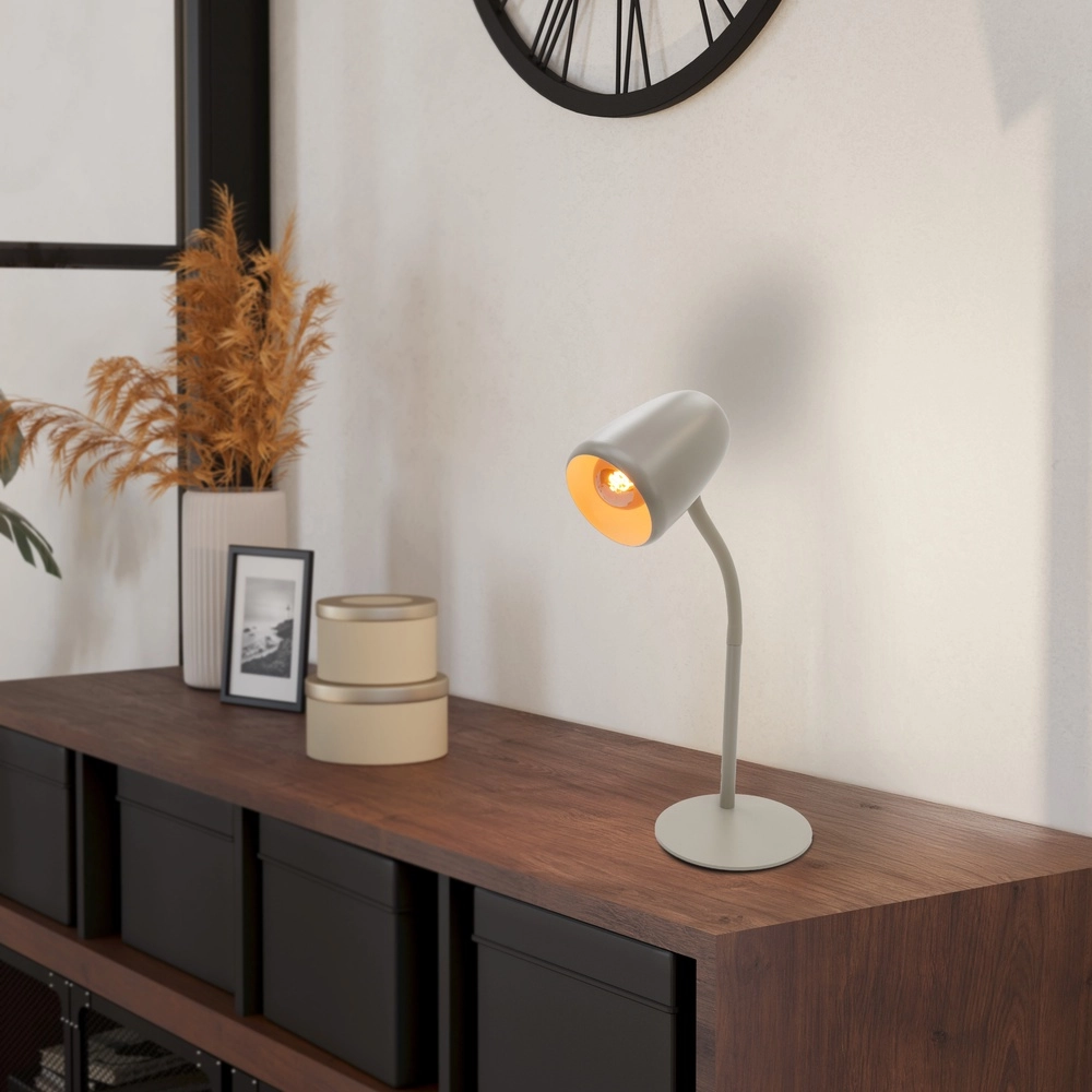 Lampe de table Carlo brun sable Eglo 9008606357550