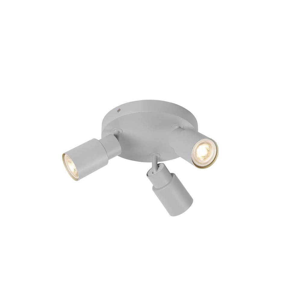 Projecteur rond Puri 2.0 Tube Gris 3 lumières Projecteur rond Puri 2.0 Tube Gris 3 lumières
