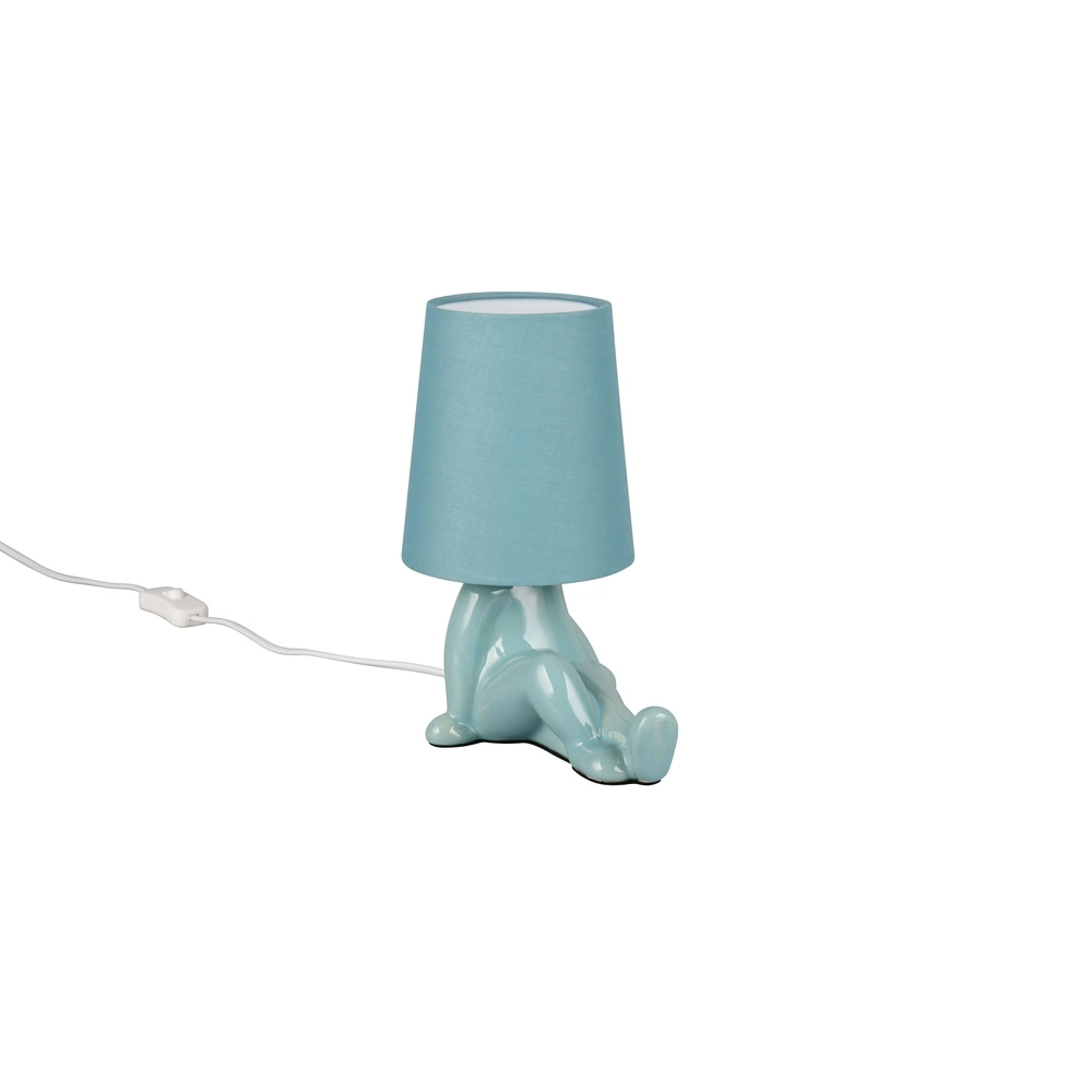 Lampe de table Huma bleu Trio 4017807682557