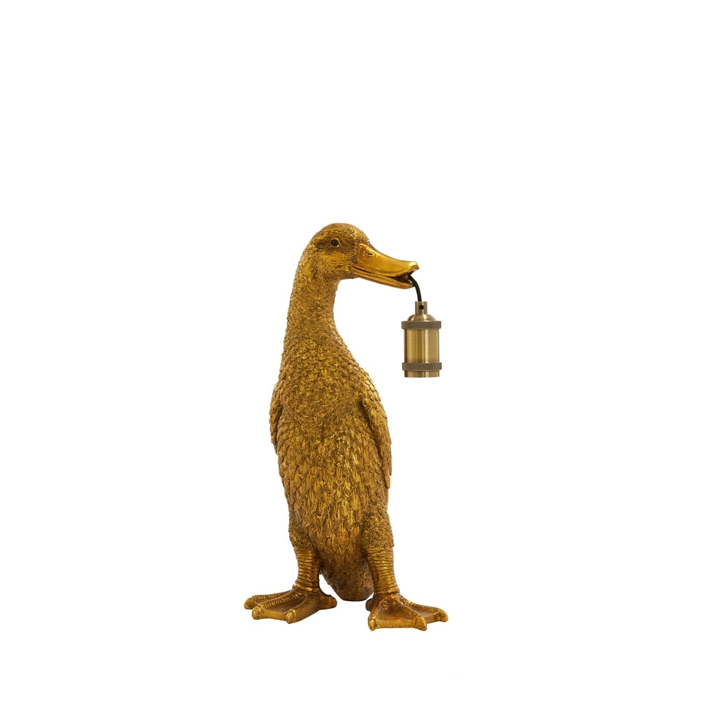 Lampe de table Duck Bronze canard 48,5 cm Light & Living 8717807675561