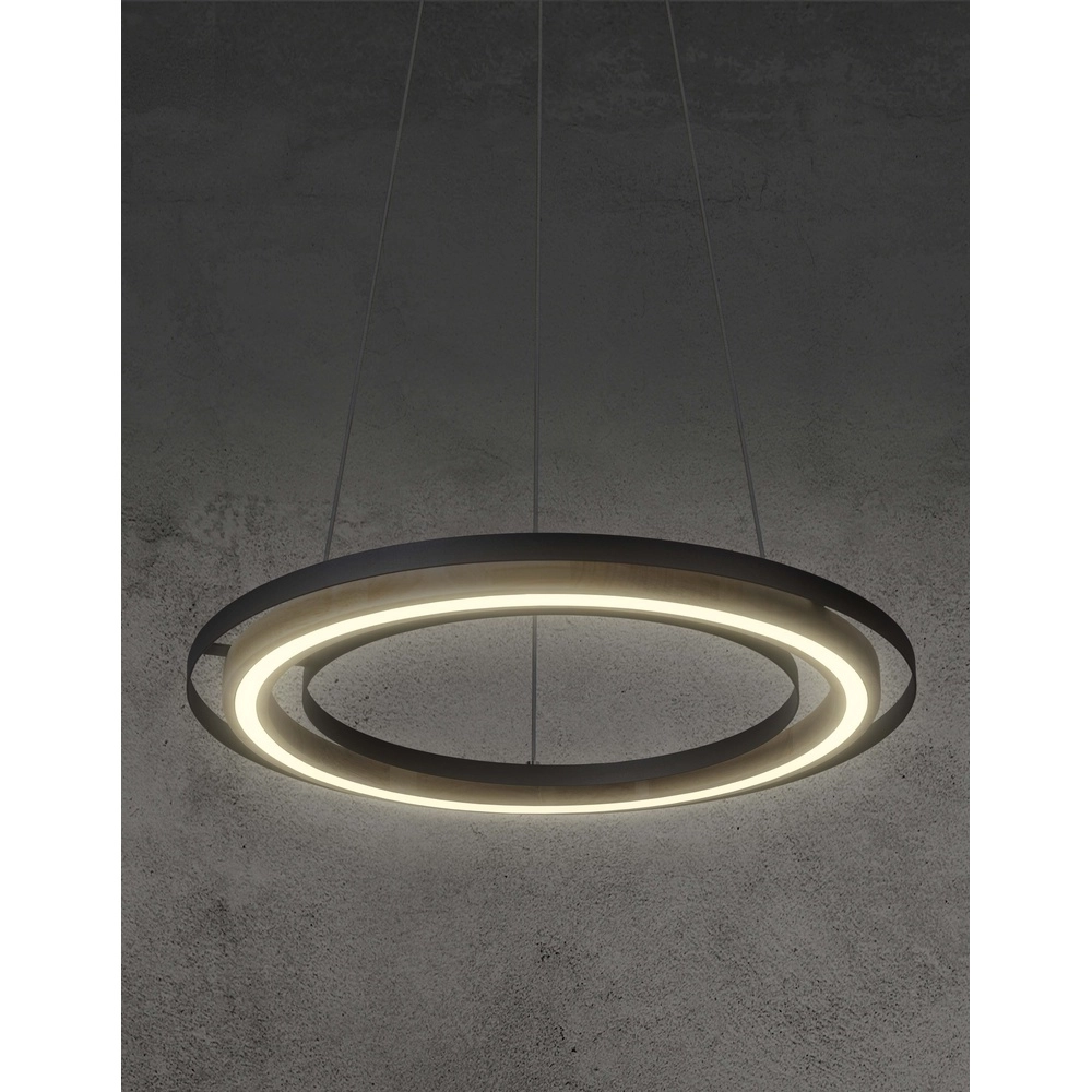 Lampe pendante de conception Rilas Noir simple Globo 9007371513444