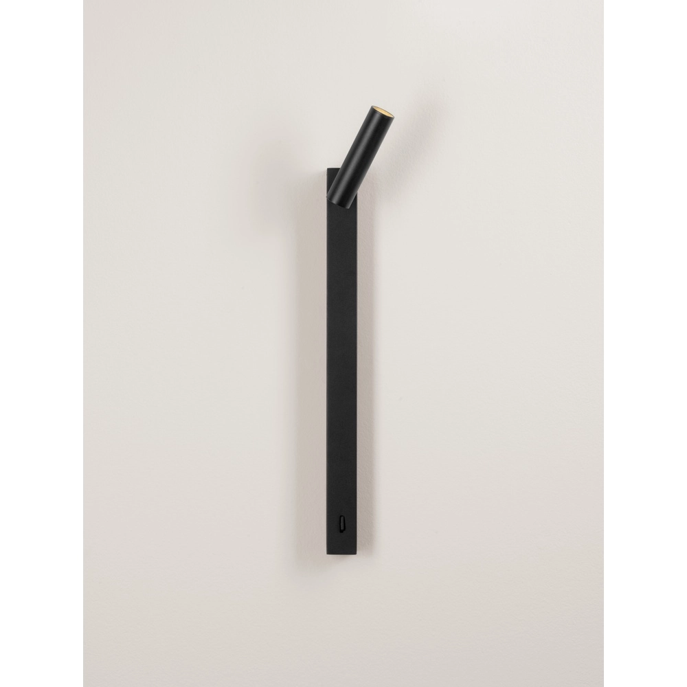 Lampe de chevet Tondo noir Lyora 5212017478085