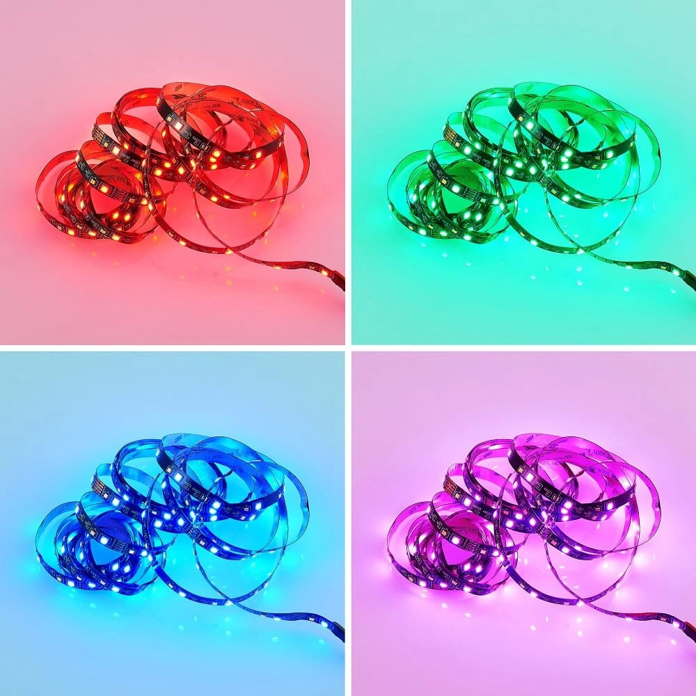 Bande LED Gaming Grip RGB 5m noir Trio 4017807577327