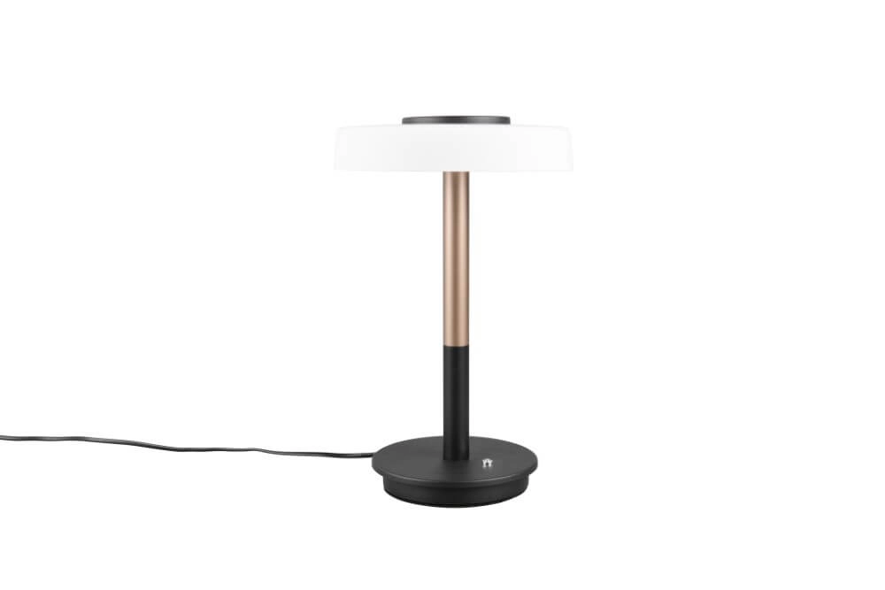 Lampe de table LED Celeste verre blanc Trio 4017807627374
