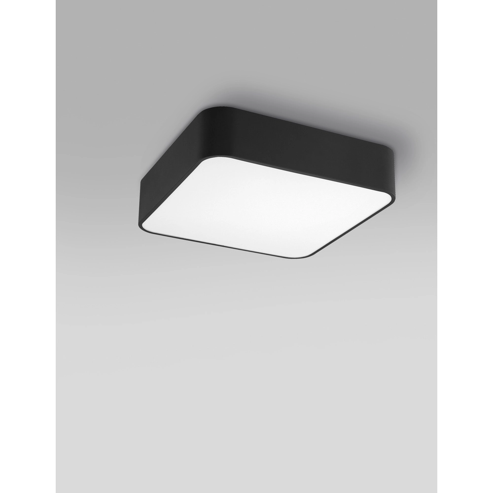 Plafonnier carré Ragu noir 46cm Plafonnier carré Ragu noir 46cm