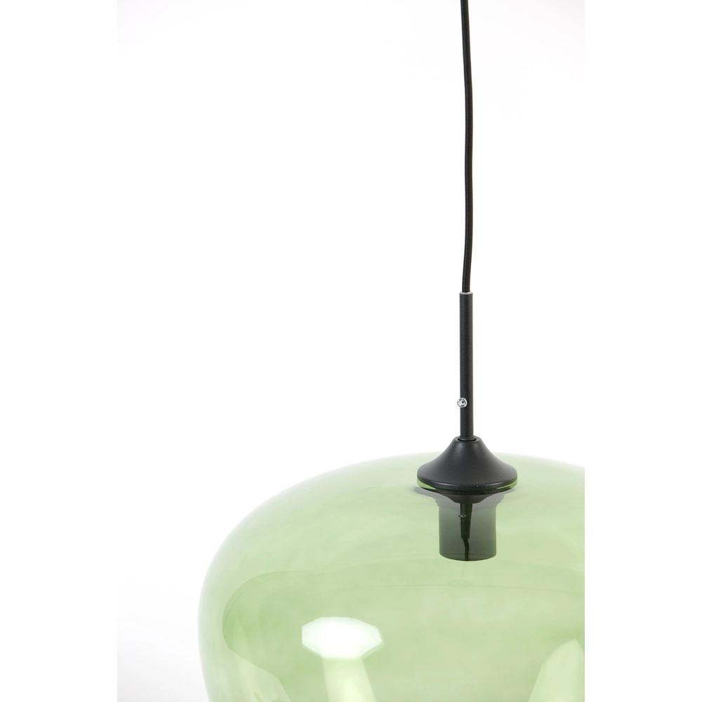 Lampe suspendue en verre Mayson Ø 40cm - verre vert Light & Living 8717807614225