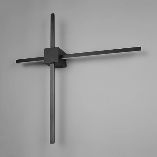 Lampe murale moderne Cassino noir 67,5 cm Trio 4017807683202