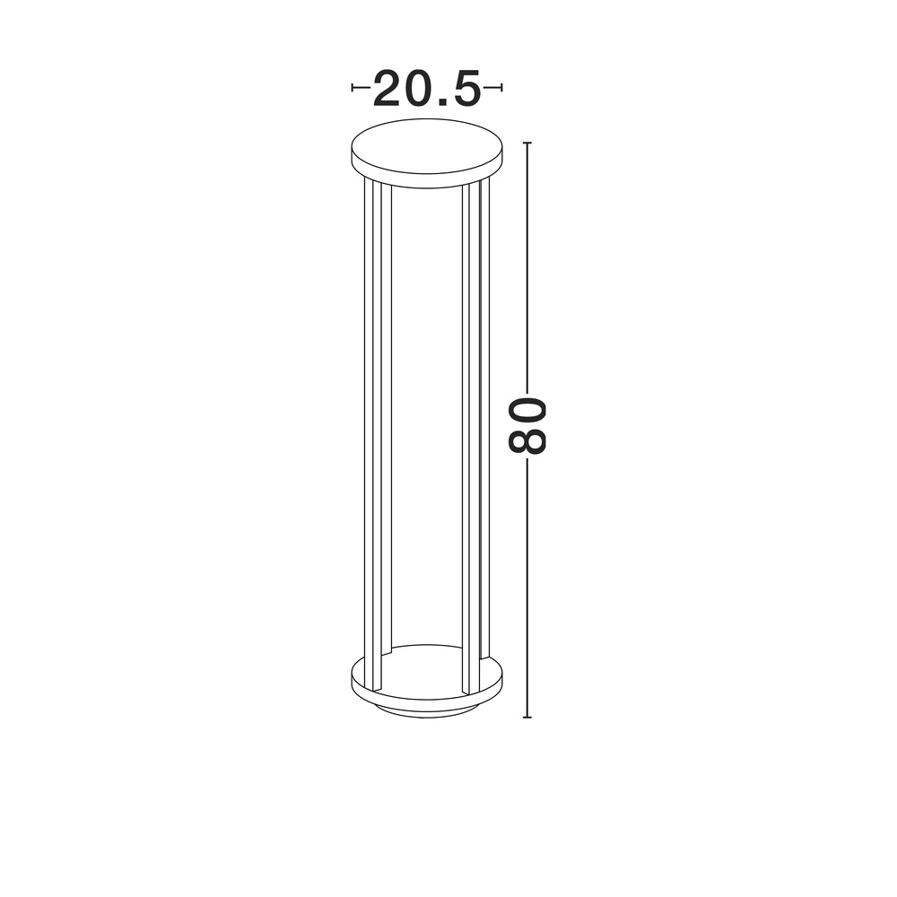 Lampadaire Optus 80cm Lyora 5212017477224