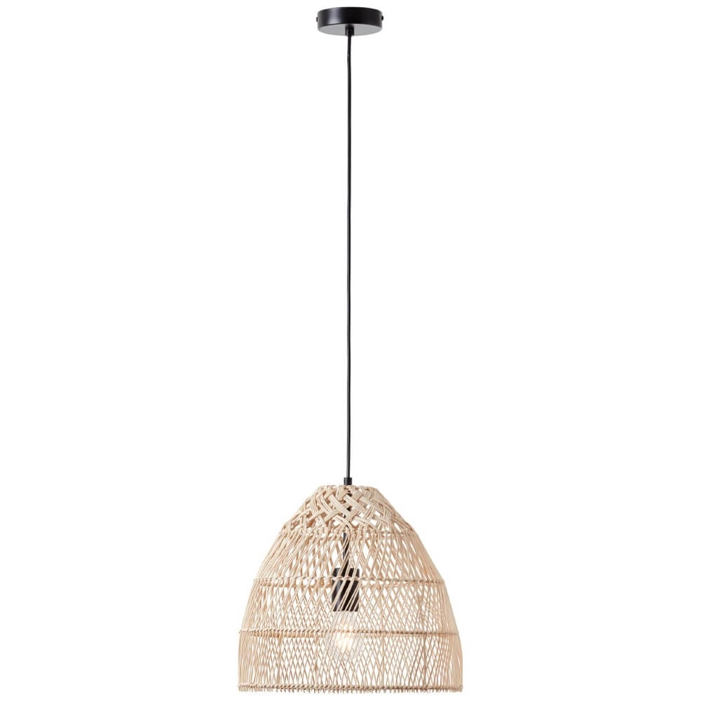 Lampe suspendue en rotin Minster Ø 35 cm Brilliant 4004353396700
