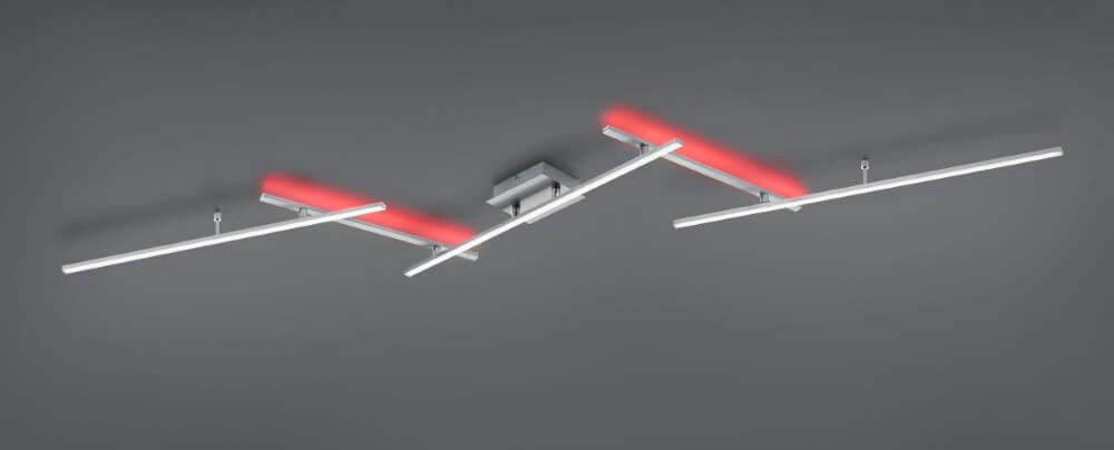 Plafonnier Arvin Acier inoxydable à 4 bandes Trio 4017807504071