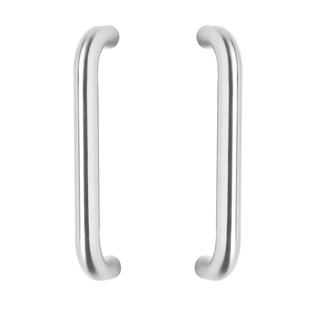 Poignées de porte en forme de U Gripon 33cm la paire en acier inoxydable Poignées de porte en forme de U Gripon 33cm la paire en acier inoxydable