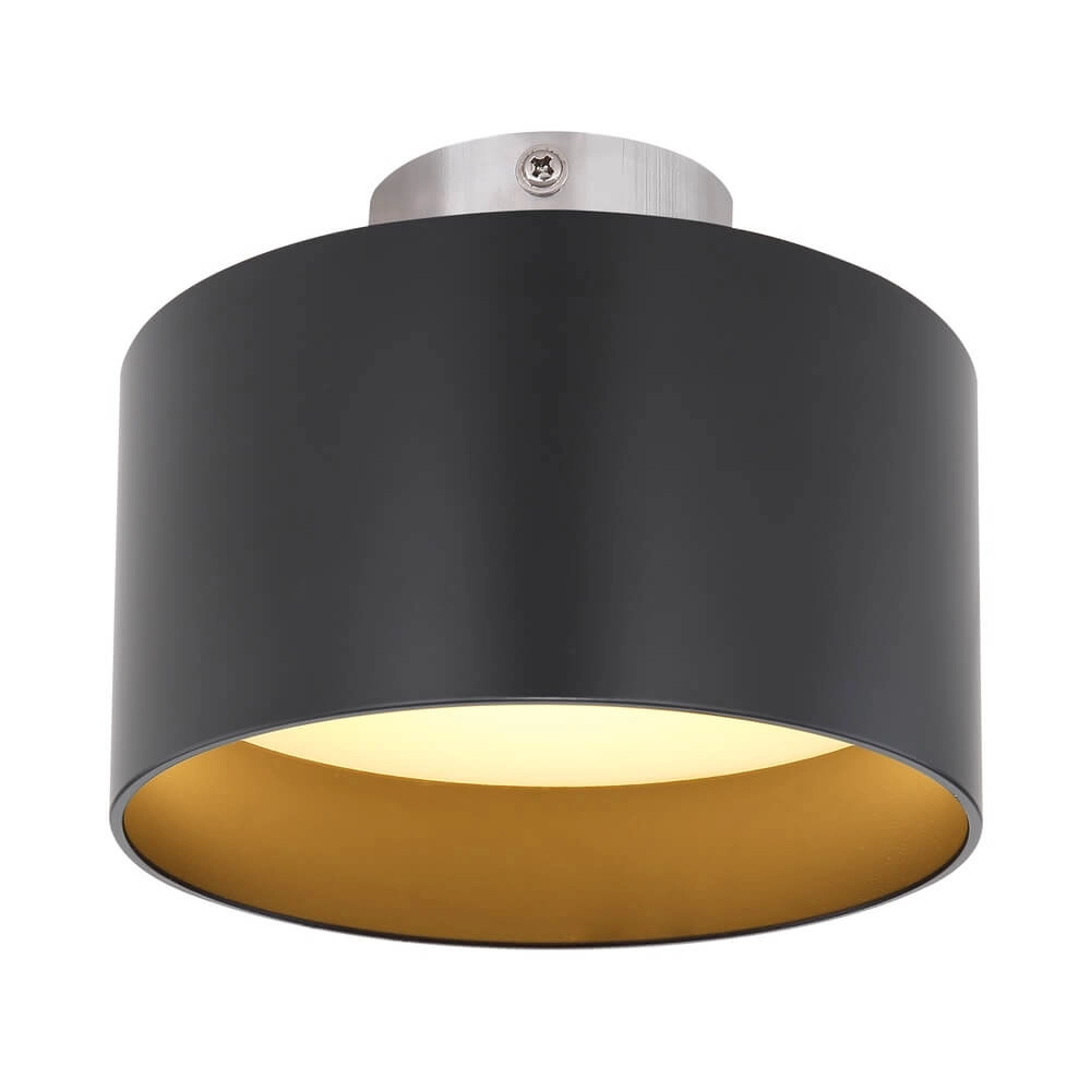 Plafonnier Jenny noir Ø 14cm Globo 9007371408146