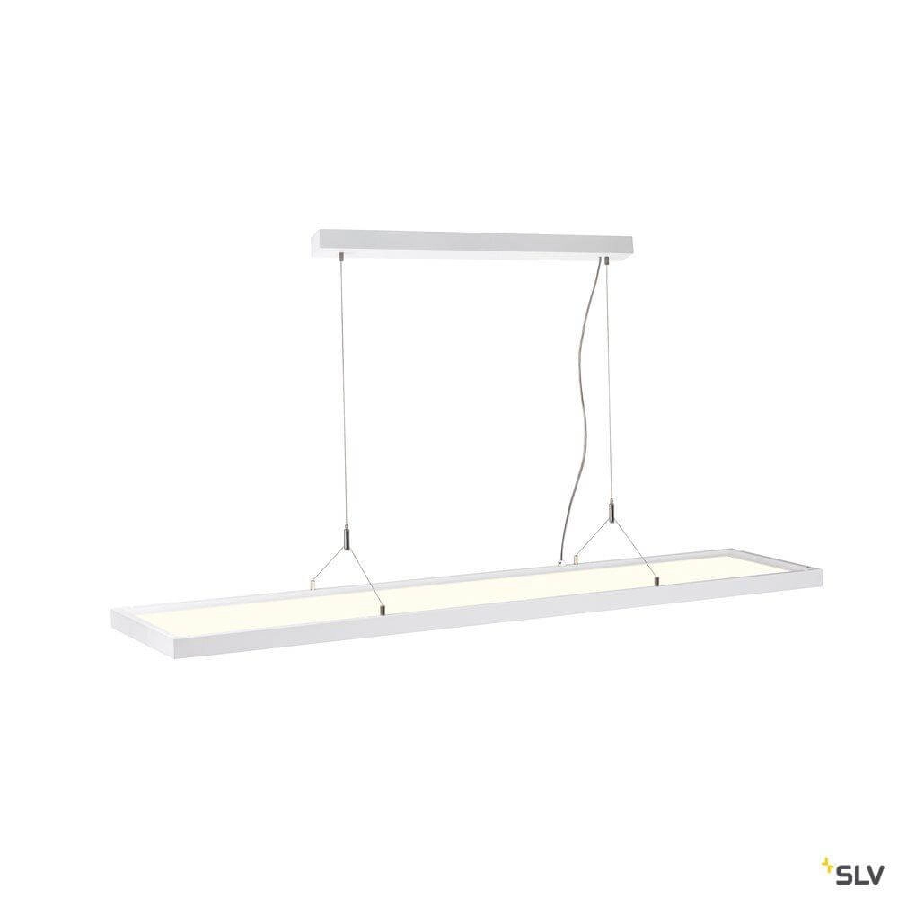 Lampe suspendue de bureau LED Worklight Dali 57w - 4000K - 120cm blanc SLV 4024163254588