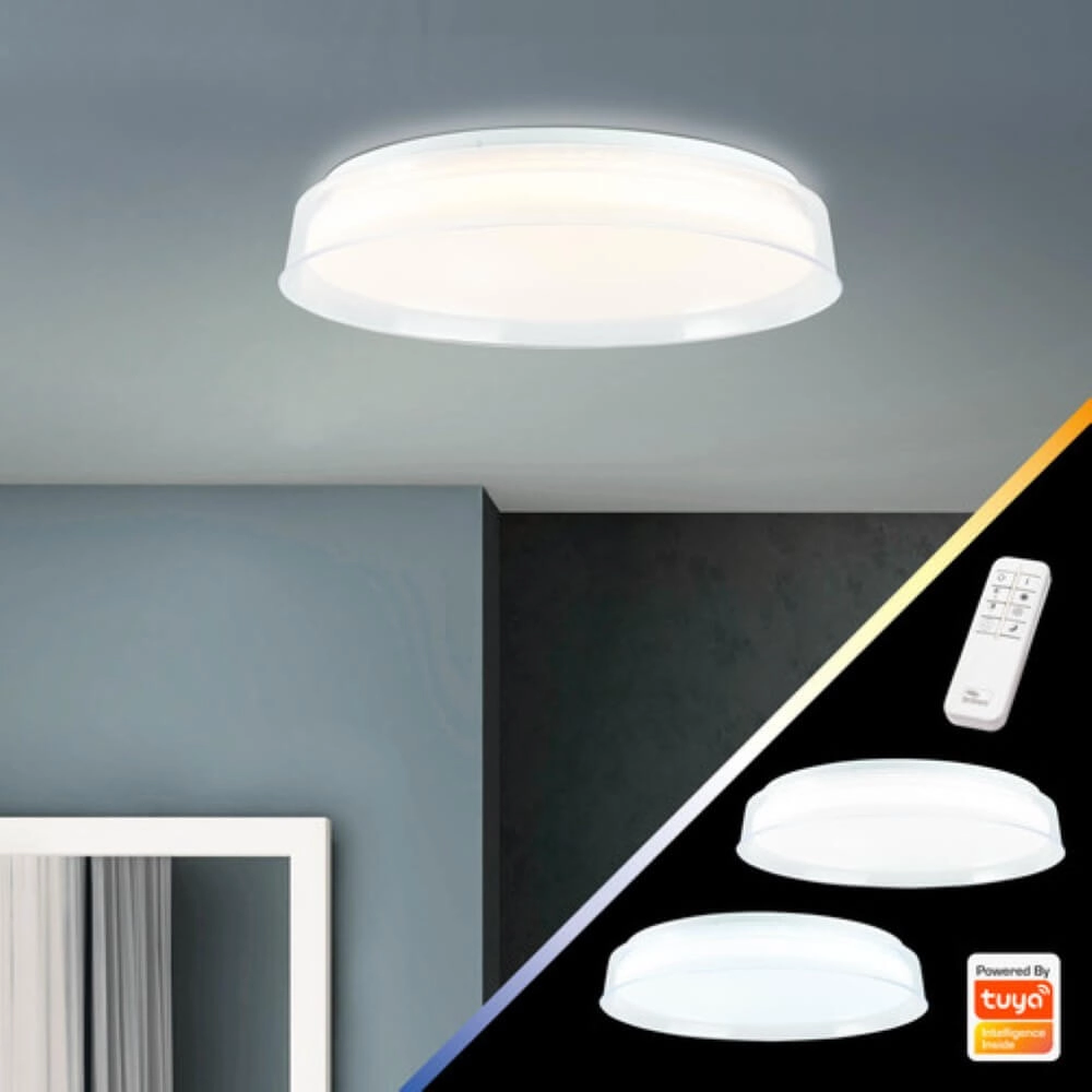 Plafonnier LED Leanna dimmable avec Tuya Brilliant 4004353379925