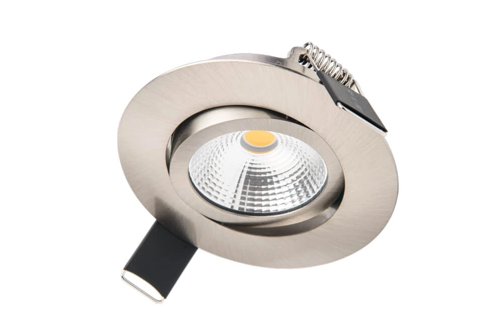 Spot encastrable plat Lux Slim 3000K - Acier inoxydable