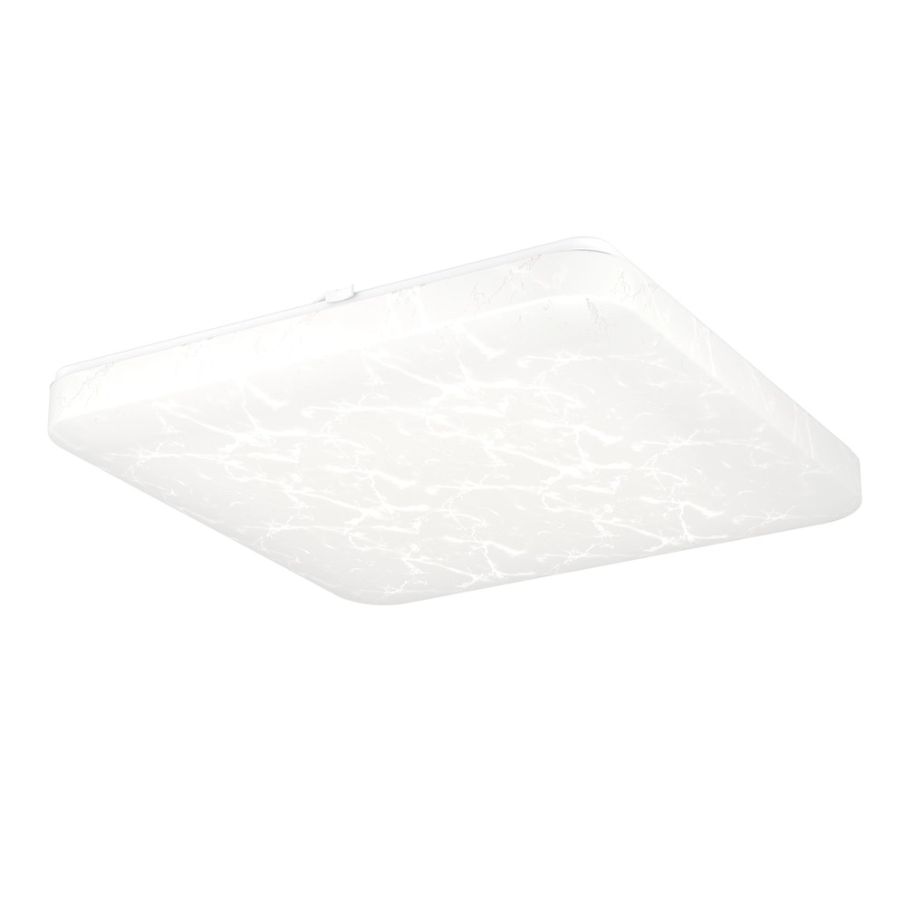 Lampe de plafond blanche Allerona 41 x 41 cm