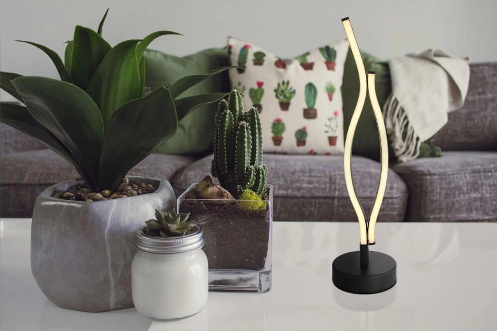 Lampe de table Geronimo noir Globo 9007371445059