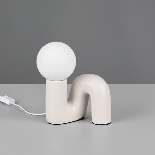 Lampe de table Quinn gris Trio 4017807682250