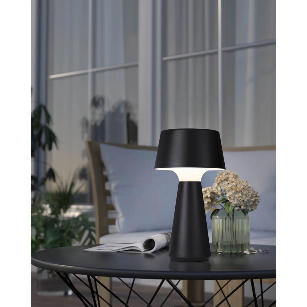 Lampe de table rechargeable Huesa noir Eglo 9002759757960
