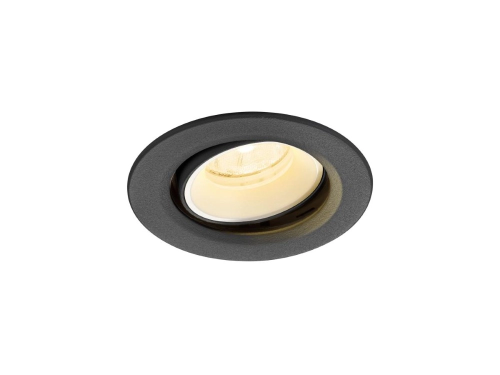Spot encastré Numinos Move XS noir/blanc 4000K - 20 deg