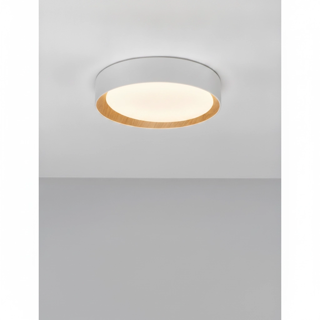 Plafonnier Stake blanc Ø 35cm
