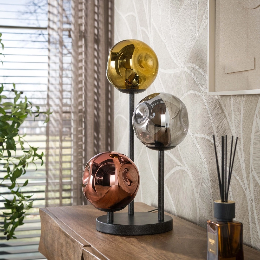 Lampe de table de conception Stellar Noir Lyora 8716803515062