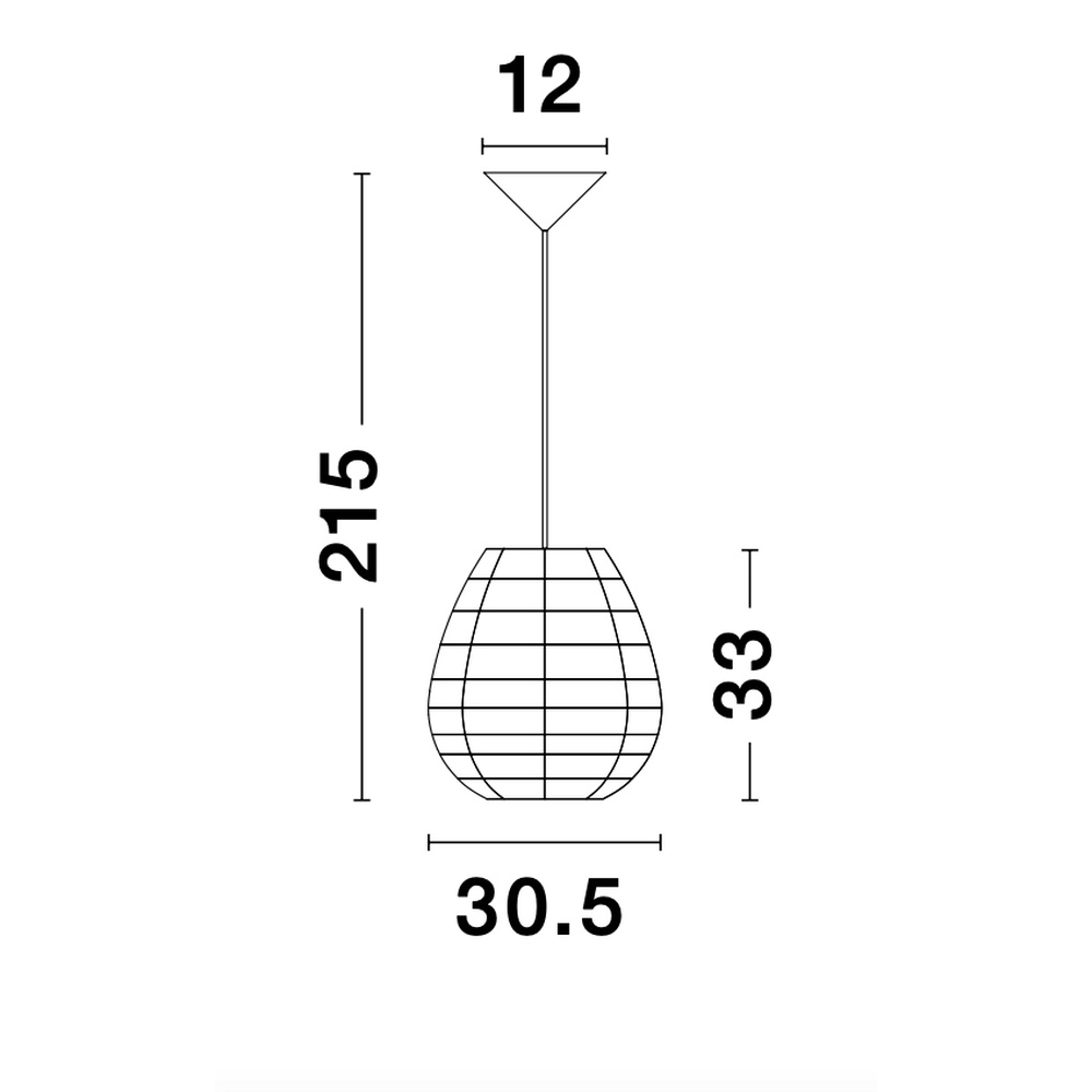 Suspension Bohème Griffin noir Lyora 5212017421357
