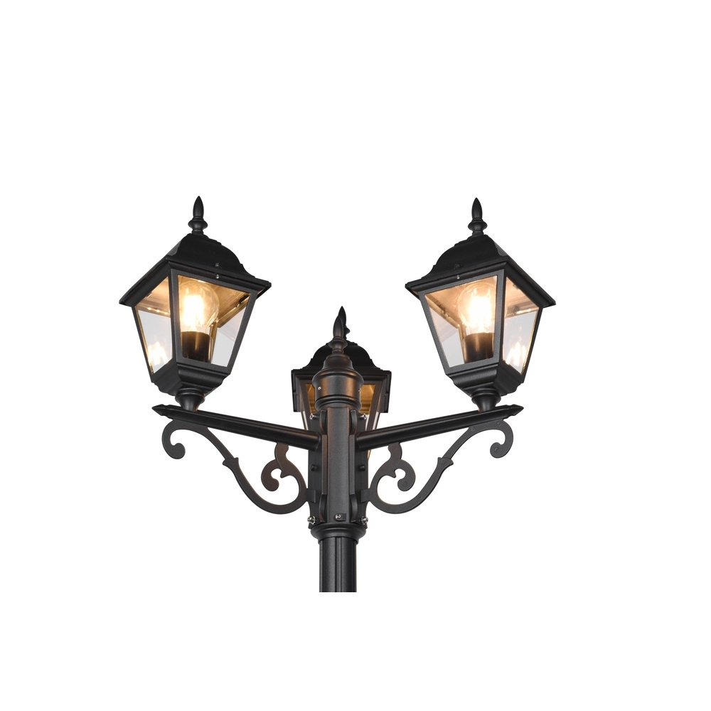 Lanterne Livenza 3 Couronne noire Trio 4017807543452