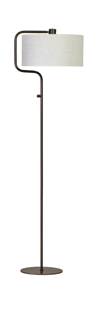 Lampe de pied Jacqueline 1x E27 - brun anodique