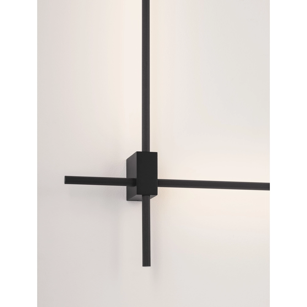 Applique murale élégante Peak noir Lyora 5212017473707