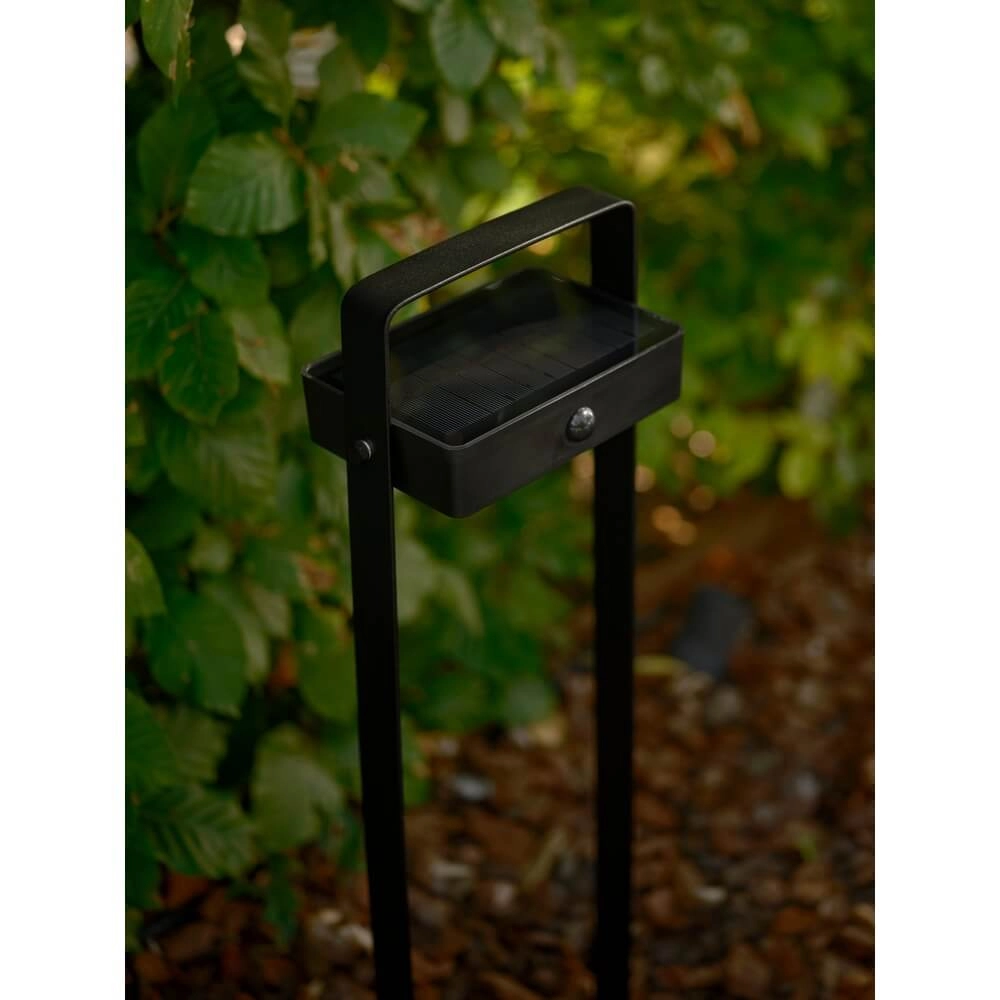 Lampadaire de jardin Saulio Noir solaire Nordlux 5704924023484