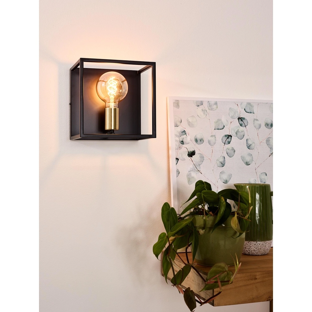 Lampe murale Ruben Noir Lucide 5411212000170
