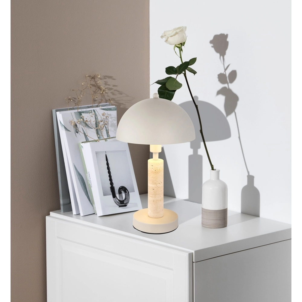 Lampadaire moderne Janie brun sable Globo 9007371566921