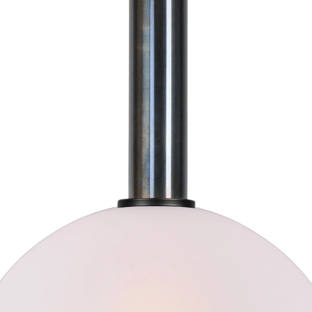 Lampe suspendue Ø 30cm Bella 2 Huile tachetée avec verre blanc mat Masterlight 8718121334264