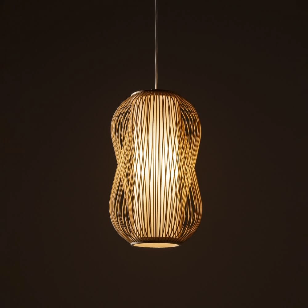 Suspension en rotin Puket M Ø 26cm Lyora 5903139111614