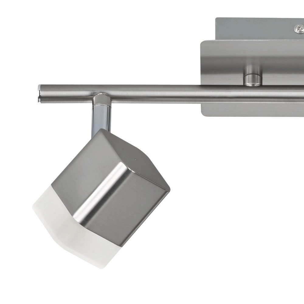 Spot de plafond Roubaix Gris métallisé à 2 lumières Trio 4017807391428
