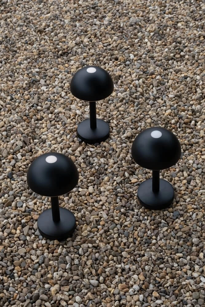 Lampe de table rechargeable Bug Black Humble 7446023313315