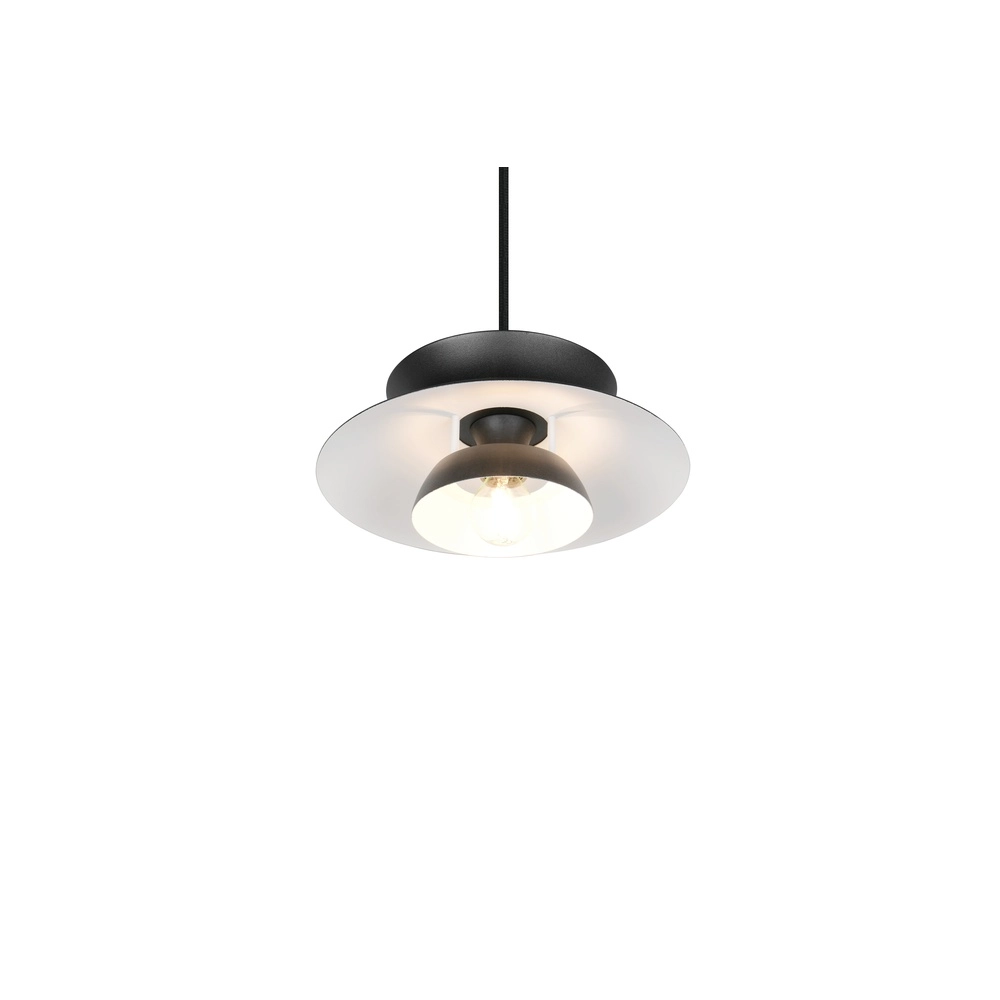 Conception de la lampe suspendue Amarila noir Ø 25cm Trio 4017807682762
