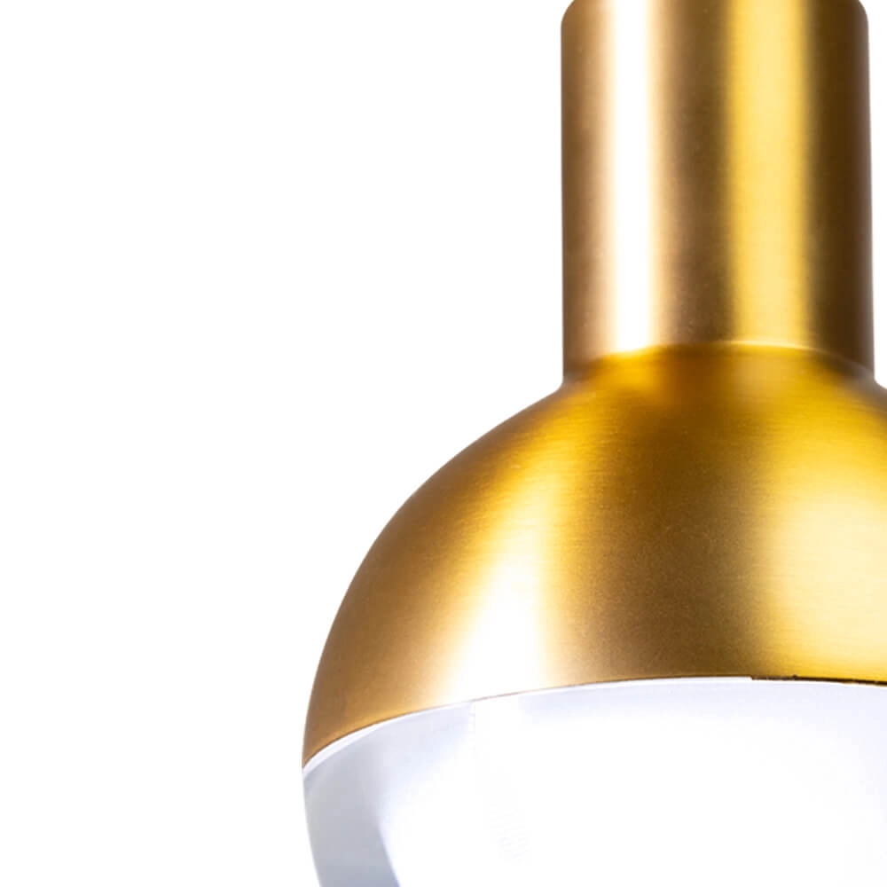 Lampe suspendue noire Drop avec de l'or ETH 8720195306504